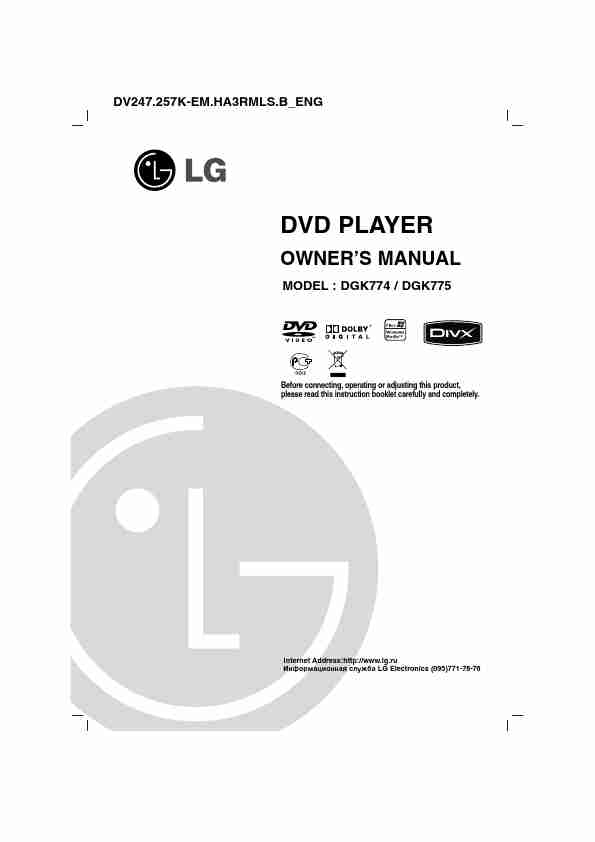 LG Electronics DVD Player DGK775-page_pdf